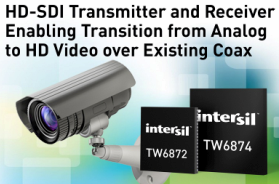 Intersil launches new HD-SDI transmitter and receiver ...