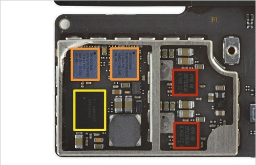 iPad Air2 teardown graphics detailed, 2GB memory and NFC module