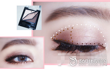 How to draw big eye makeup net red makeup big eye makeup makeup steps ruddy lip makeup 3