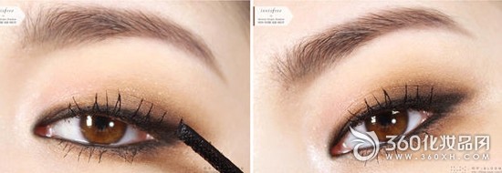 How to draw smoky makeup - eye makeup is complete