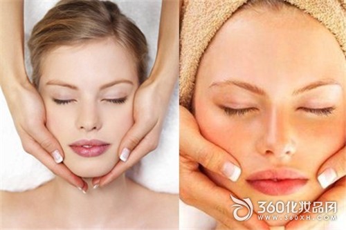 Skill massage tapping face blood circulation