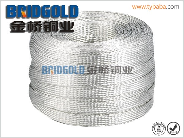 Rolled packaging tinned copper braided wire