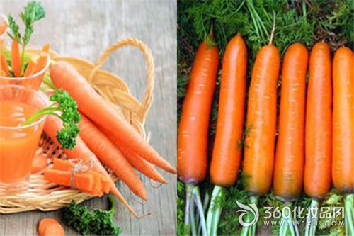 Carrot, face, whitening