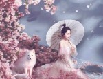 Yang Mi beautiful fairyland photo