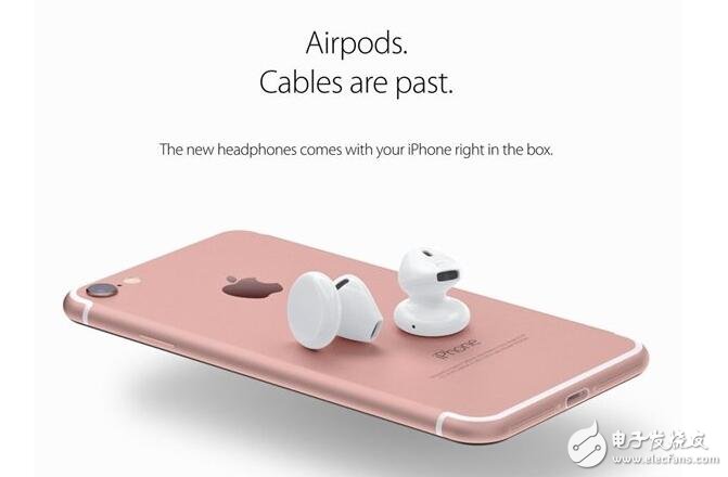 Iphone7 launches a new AirPods design headset, arbitrarily listening to songs
