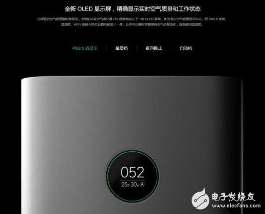 Xiaomi Air Purifier Pro released: 1499 yuan, purification performance increased by 61% + OLED display