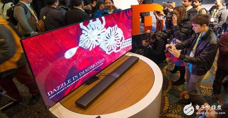 Xiaomi TV 4 debuted at CES2017, thin to 4.9 mm shocked! White millet mix I like it!