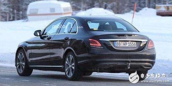 New style of taillights, new Mercedes-Benz C-class spy photos exposure