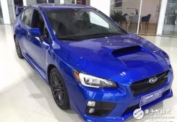 Subaru WRX STi, which is listed at a high price three years late