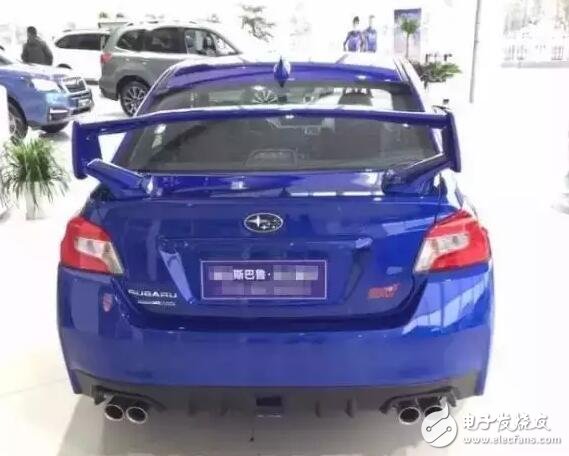 Subaru WRX STi, which is listed at a high price three years late