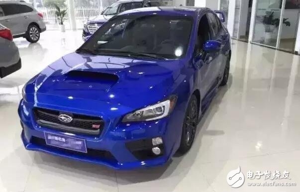 Subaru WRX STi, which is listed at a high price three years late