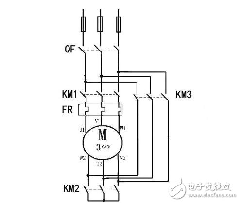 Star triangle start circuit diagram _ star triangle start circuit wiring method _ star triangle secondary loop control circuit diagram