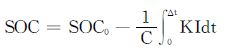 SOC estimation formula