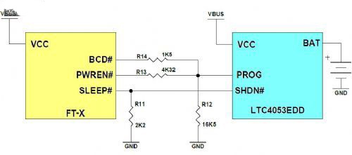 Simplified USB charging line