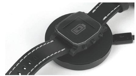 Wireless charging smart watch