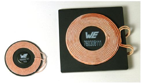 Standard transceiver coil and 30mm low power coil