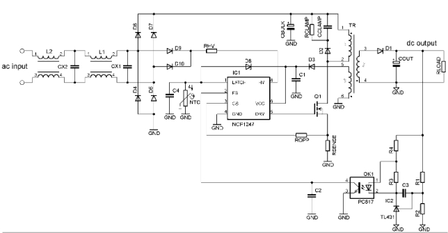 NCP application example block diagram