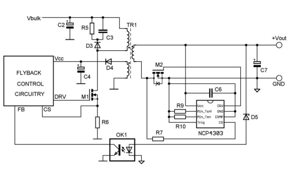 NCP4303 application example