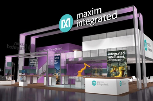 Maxim exhibits at electronica 2014 booth