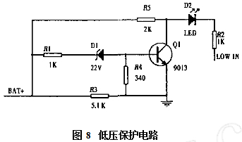Low voltage protection circuit
