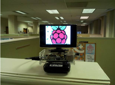 Portable raspberry pie computer