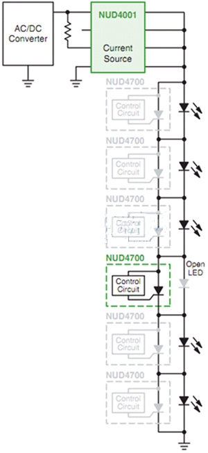 Protect LED strings with NUD4700