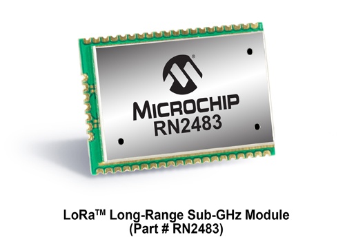Microchip introduces the first module to meet ultra-long-range, low-power network standards
