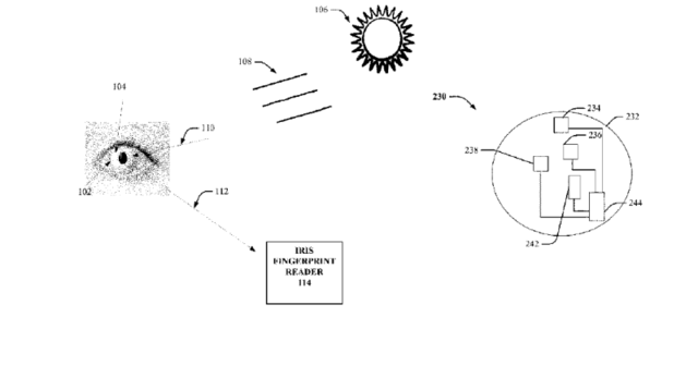 Google contact lens new patent