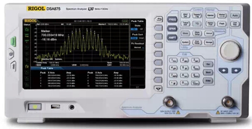 RIGOL DSA875-TG spectrum analyzer