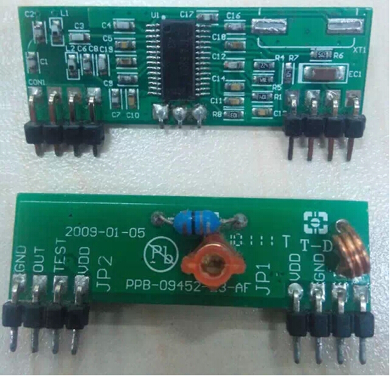 Remote control receiving circuit module