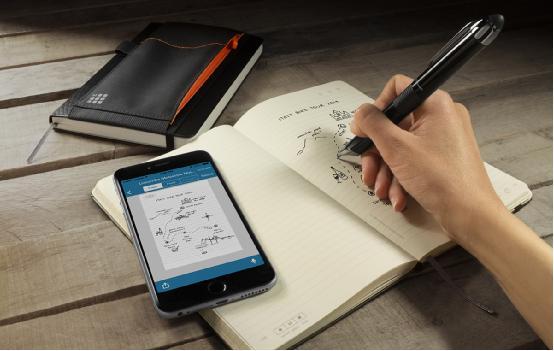 Livescribe smart pen will convert the digital format you write directly