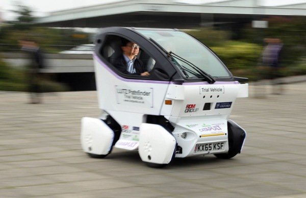 British driverless car Lutz Pathfinder debuted.