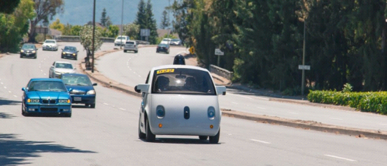 Google test unmanned driving