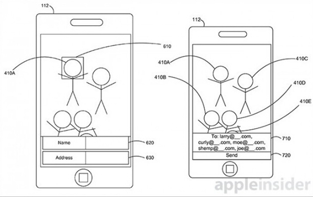 Apple's new patent: you can share photos by brushing your face