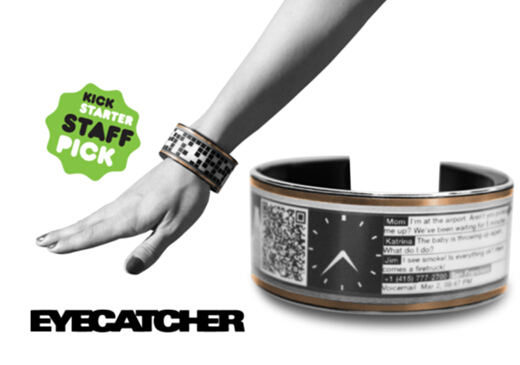 Eyecatcher electronic ink smart bracelet