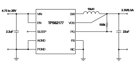 Typical application block diagram