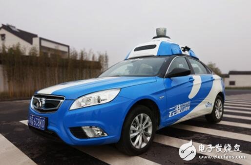 Baidu unmanned vehicle