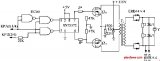 Color vertical fish finder transmitter circuit