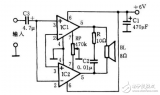 Design of 3W simple OCL power amplifier circuit composed of LM386