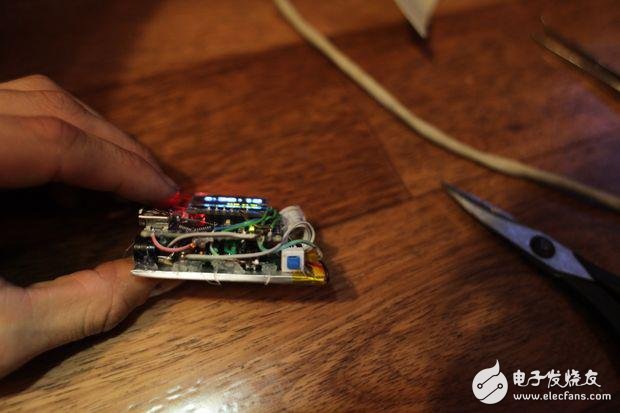 Create a weather monitoring portable smart watch