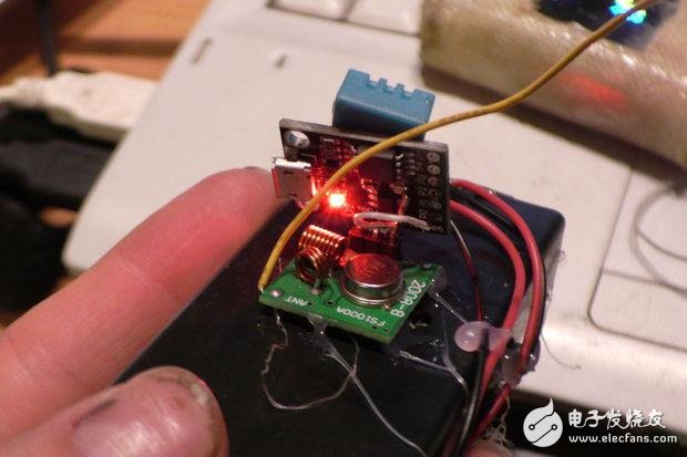 Create a weather monitoring portable smart watch