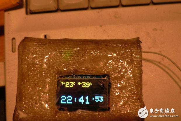 Create a weather monitoring portable smart watch