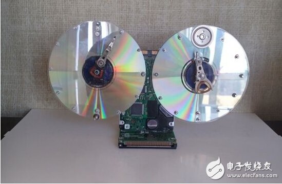 Abandoned hard disk "shake" can be changed to double-sided clock