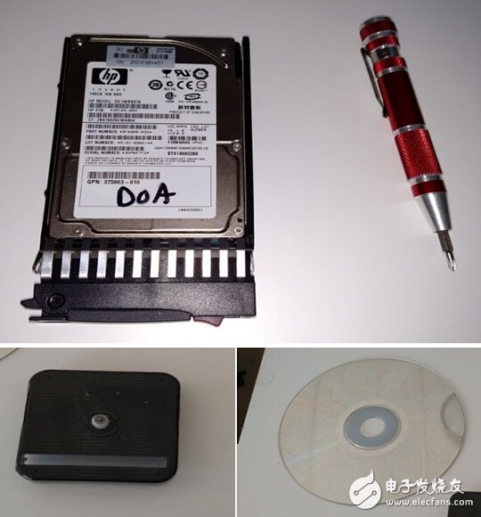 Abandoned hard disk "shake" can be changed to double-sided clock