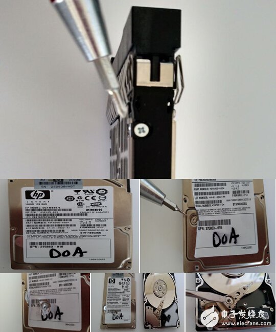 Abandoned hard disk "shake" can be changed to double-sided clock