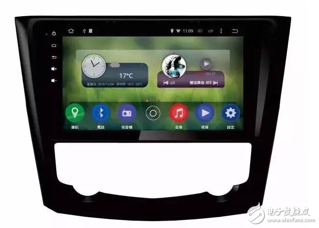 Rockchip PX3 platform large screen car navigation entertainment solution