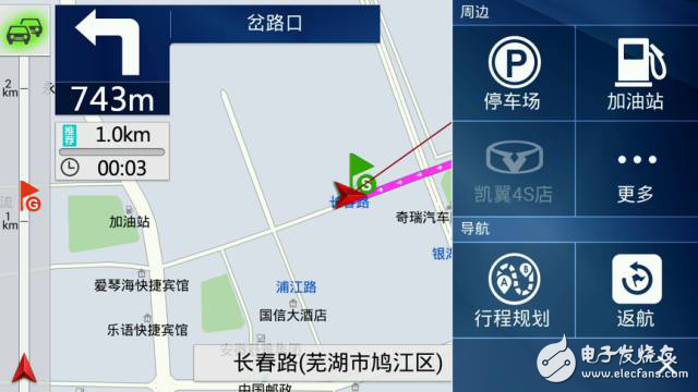 Counting the four corners of the icar smart interconnect system of the Kay Xing X3