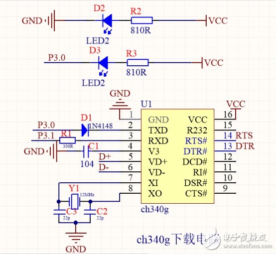 Hands to teach you pure hardware STC microcontroller automatically download