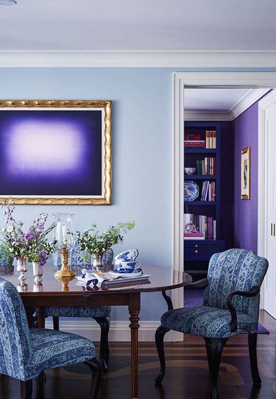 Purple and blue duo Psychedelic is not really true