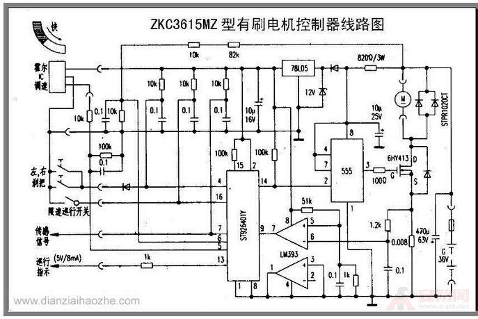 Electric vehicle controller circuit diagram